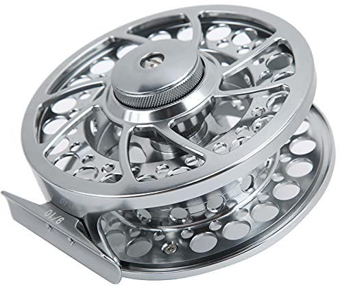 Pistolenfarbene 9/10-Fliegenrolle mit Präziser Bearbeitung für Angelbegeisterte