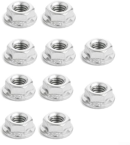 10PCS Nuts, For Lawn Mower Trimmer Brush Cutter Replacement Lawn Mower Guard Spacer Nut For Replacement Lawn Mower Cutting Head Blade