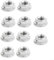 Hasaller 10 dadi, per tosaerba, decespugliatore, ricambio per tosaerba, distanziatore per tosaerba, testa di taglio lama, 1804K9YC4D5EC725IR6OH1U37N460