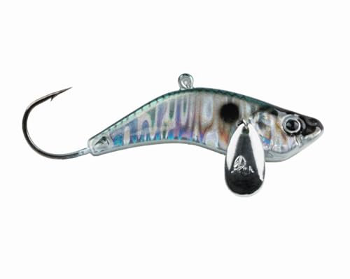 Freedom Tackle SIM Shad Doppelklingen-Köder, 0,9 g, Green Shad