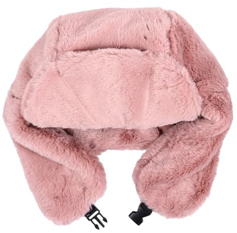 GALPADA Winter Plüschmütze Damen Mit Ohrenschutz Gefüttert Winddicht Und Warm Outdoor Mütze Für Radfahren Wandern Skifahren Und Tägliche Winteraktivitäten Kuscheliges Winteraccessoire