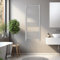 Blümme Heated Towel Rail Bathroom Ladder Radiator Curved 1400 x 600mm Central Heating Towel Radiator Warmer Chrome