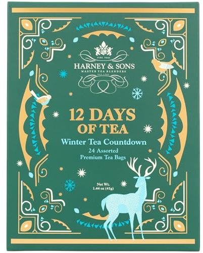 Harney & Sons 12 Days of Tea Countdown Calendar, 24 Tea Bags