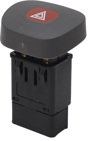 Acouto Interruptor de Luces de Peligro 7700421820, Fácil Operación, Material ABS, Ajuste OE 8200060036, MK2 1998-2010