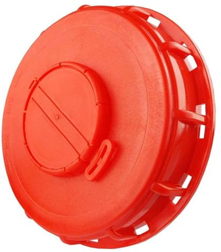 IBC Tank Fittings Selection - S60x6 & S100x6 Adapters - Male, Female, Threaded, Barbed, Valves, Spouts, MDPE Options (Top Lid with Vent (155mm))