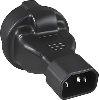YAODHAOD C14 auf Schuko Stromadapter Kaltgerätestecker, CEE Adapter Kaltgeräte Verlängerung für USV