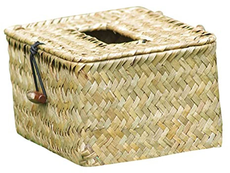 Cabilock Porte-Serviettes Élégant pour Voiture Porte-mouchoirs en Papier Tissé À La Main