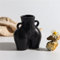Romehaha Butt Vase, Moderne Blumenvase in Körperform, Keramikvase für Pflanzen & Deko, Po-Vase Boho-Stil (Schwarz)