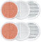 Mop Pads Replacement Compatible with Bissell Spinwave Mops 2124 2039 2037 2039A Series Steam Mop Pads for Bissell Spinwave Hard Floor Cleaning Kits 2 Soft Pads, 2 Scrubby and 2 Heavy Scrub Pads,6pcs