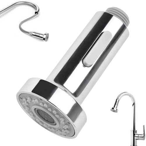 2 Modi Brausekopf Küchenarmatur,Wasserhahn Aufsatz Küche,Wasserhahn Küche Aufsatz,Brausekopf Küche,Geschirrbrause Ersatzkopf,Küchenarmatur Ersatzteile,Küchenarmatur Brausekopf,für Küchenarmatur