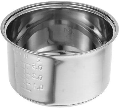 Cabilock Olla Interior De Acero Inoxidable De 1 6 L Para Olla Arrocera Olla De Repuesto Antiadherente Revestimiento Interior De Repuesto Para De Cocina Arrocera
