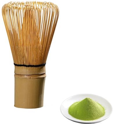 Daryunk Matcha Whisk, Traditional Handmade Matcha Whisk, Set for Matcha Tea Preparation, Matcha Powder Brush Tool for Tea Ceremony Tea Drinking