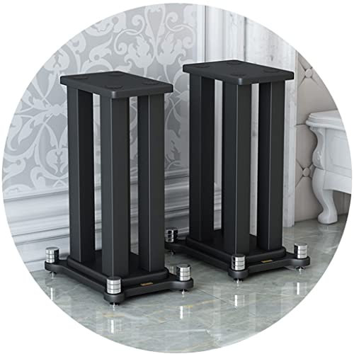 Speaker Stands - Heavy Duty Floor Stands for Home Theater and Bookshelf Speakers with Enhanced Audio Performance and Durable Design