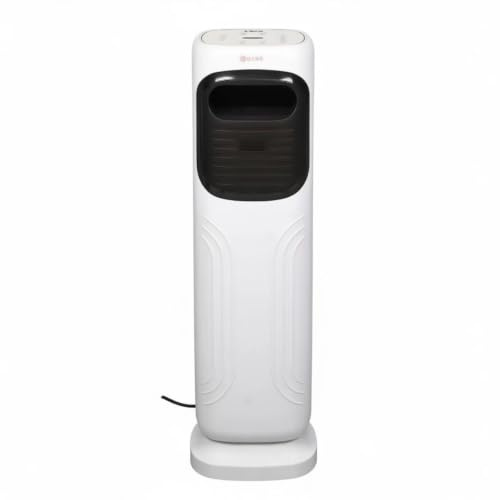 KiBcsLic Raffrescatore a Torre con Telecomando Nebulizzatore Raffrescatore Evaporativo con Telecomando Silenzioso Ventilatore a, Ventilatore A Torre Con Bordo Nero