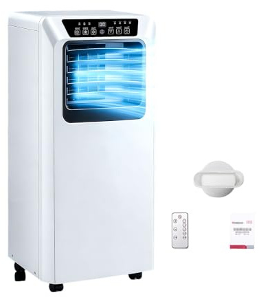 Climatiseur Mobile avec Kit Fenêtre Facile
