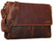 STILORD Umhängetasche aus Echtleder cognac - 15 Zoll Laptoptasche - Vintage Messenger-Bag - Leder-Kuriertasche 'Oskar'