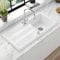 Astini Canterbury 100 1.0 Bowl Gloss White Ceramic Kitchen Sink & Waste
