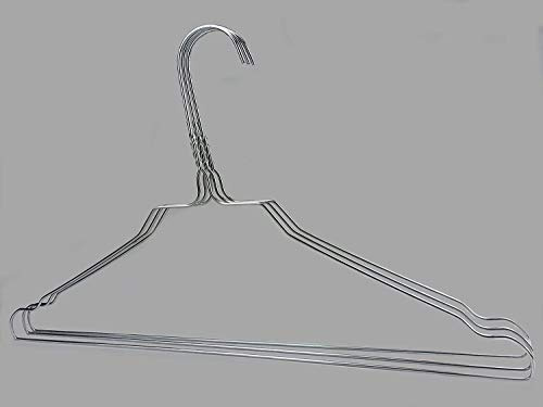 RSR Hangers Drahtbügel 3,0 mm Kleiderbügel aus Metall 100 Stück verzinkt Metallkleiderbügel Set Drahtkleiderbügel Metall Draht Hosenbügel Verzinkt Platzsparend 40 cm