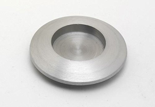 Kerzenhalter aus Alu matt für Ø 50 mm Kerzen, Taufkerzen, Hochzeitkerzen, Anlasskerzen