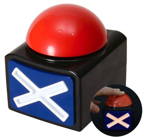 trendaffe Abgelehnt Buzzer Scherzartikel mit Licht und Sound - X-Buzzer Spaßartikel Gadget X Buzzer