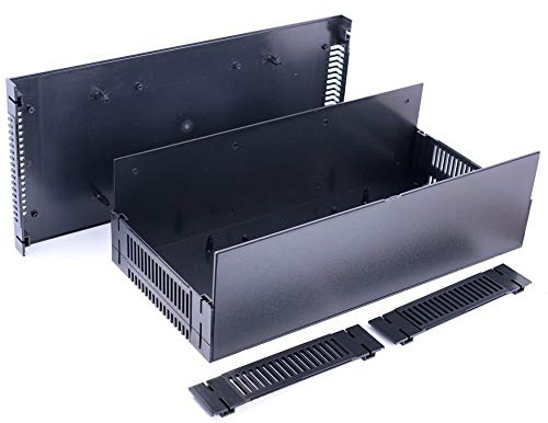 G17083UBK 19 Zoll ABS Gehäuse 3HE Rack Case schwarz Leergehäuse Gainta
