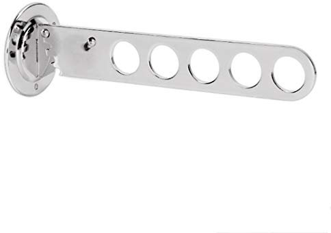 Edelstahl Kleiderlüfter Kleiderhaken, Klappbar Anschrauben Kleiderwandhaken Kleiderhalter Wäsche Wandhaken Wand Hanger Kleiderständer Kleiderstange Kleiderbügelhalter Bügelhalter für Bad Schrank
