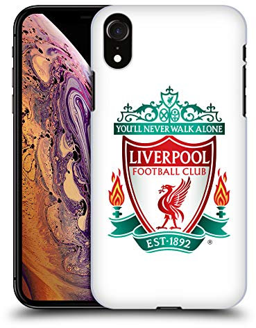 Head Case Designs Offizielle Zugelassen Liverpool Football Club Weiss 1 Crest 1 Harte Rueckseiten Handyhülle Hülle Huelle kompatibel mit Apple iPhone XR