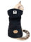SELMAI Wintermantel für kleine Hunde, Weste, Katze, Welpen, Kapuzenpullover, Kleidung für Haustiere, Jacke, Chihuahua, Yorkie, Spaziergang im Freien bei kaltem Wetter, Schwarz, L