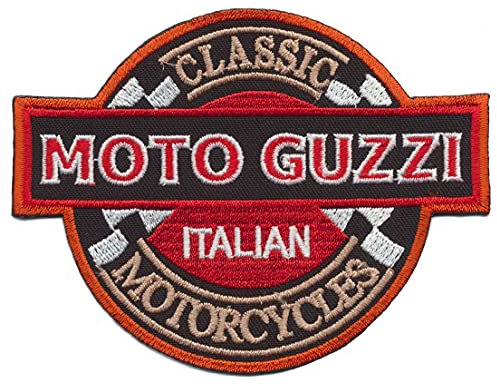 Moto Guzzi Aufnäher Patches Aufbügler Motorrad Biker Classic Italian Motorcycles
