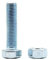 DOJA INDUSTRIAL | Sechskantschrauben und Muttern Set | 8 x 20 mm | PACK 40 | Voller Thread Sechskant Schrauben und Mutter | Gewindeschrauben | Maschinenschrauben Schraubenset | Schraube Sortiment