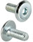 woplus Flachkopfschrauben Möbelschrauben Möbelverbinder Stahl Verzinkt M6 x 16mm Flachkopf Antrieb:Innensechskant SW4 (10 Stück M6 x 16mm)