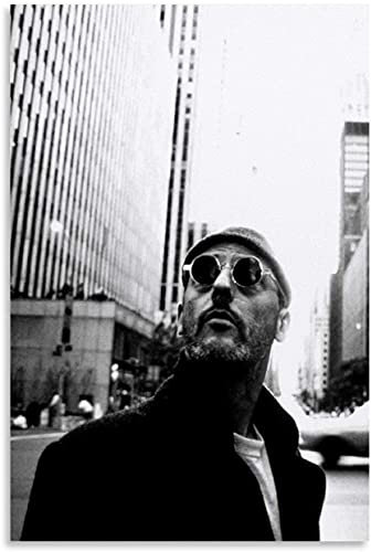 Iooie Leinwand Bilder Kunst Einfarbig. Léon (der Profi) Leon. Ästhetik für Veranda Dekor Malerei Poster Druckt Gedruckte 23.6x31.5(60x80cm) Kein Rahmen