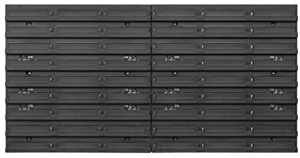 PAFEN Wandregal Lagerregal - 772 x 390 mm - 2X Montagewand 386 x 390mm Werkzeugwand Lochwand Werkstattwand aus Kunststoff
