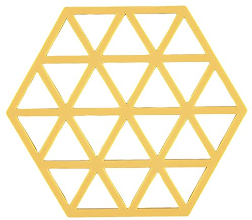 Zone Denmark Triangles Topfuntersetzer/Untersetzer für Töpfe, Silikon, 16 x 14 cm, Apricot