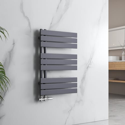 EMKE SFTR7650X1A-ADR Radiador de baño, Antracita, 762x500 mm