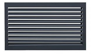 Rückseitenelement für Verkleidung aus Aluminium | für Klimaanlagen und Wärmepumpen, Größe:, Farben:anthrazitgrau