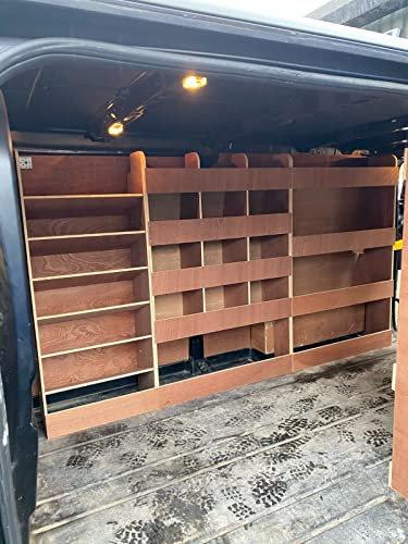 Plyline NorthEast Ltd Fully Assembled Van Shelving Racking to fit a Ford Transit Custom Van LWB Plywood System Case Storage Unit, FAFTCULWB