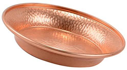 Zerodeko Tibetisches Wassertablett Tortenplatten-server Meditationsschalen Altarbecher Altarschale Kuchenhalter Tablett Buddhistische Schalen Öllampe Aus Messing Heiliger Gral Tribut Kupfer