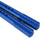 Andux CNC Système de douille Couteau de camping Manche en aluminium 7075 à canal intégré Excellente prise en main Assez solide Prise antidérapante Meilleur équilibre et inertie (Bleu)