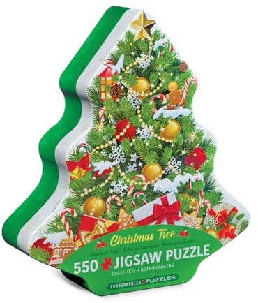 Puzzle 550 pièces : Boîte métal : Sapin de Noël