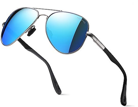 ANYPRO Sonnenbrille Herren Polarisiert Pilotenbrille sonnenbrillen Damen Polarisierte Piloten Sonnen Brille Fahren Angeln UV400 Schutz Fliegerbrille