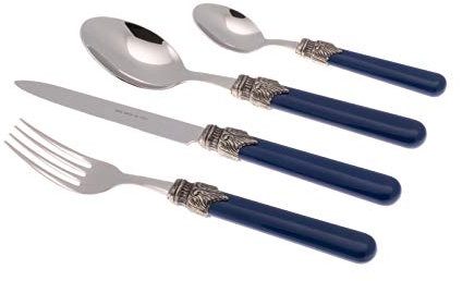 Rivadossi Sandro 1616S05 Posate, Acciaio Inossidabile, Blu