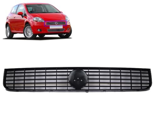 ROBUST Kühlergrill Kühlergitter Grill Gitter Schwarz für Fiat Grande Punto 735419124 2558190 735516330 8055731240487 2005-2011