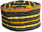 DA'IKI African Dashiki Kufi Hut Afrika Kente Muster Kofi Hut Afrikan Cap, Schwarz/Gelb, M