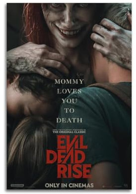 ceok Evil Dead Rise Moive Poster Wandkunst Dekor Druck Bild Gemälde für Wohnzimmer Schlafzimmer Dekoration 40 x 60 cm ungerahmt