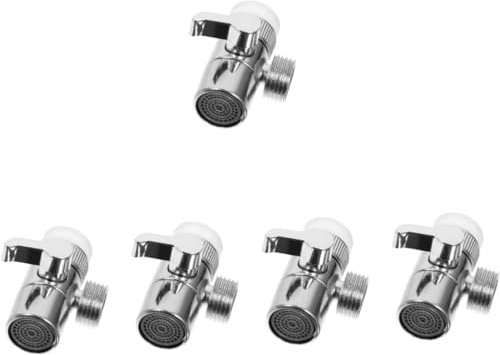 Lot de 5 raccords de tuyau, 1 adaptateur de tuyau d'eau, répartiteur de robinet, raccords en PVC, raccords de tuyau d'eau, tuyau de lave-linge, tuyau de machine à laver, tuyau de lave-vaisselle,