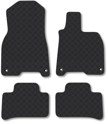 Mercedes EQE (2022+) 3mm Rubber Car Mats | Tailored Fit Durable Floor Mats Full Coverage Protection Waterproof Accessories Easy Clean Anti Slip Made in the UK