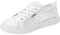 VBEDKDEB Schuhe Damen Sneaker Damen Spitze, Freizeitschuhe, Bequeme, weiche Sohle, Nicht positionierende Blumenspitze, Freizeitschuhe Weiße Sneaker Damen Schuhe Damen Sneaker (White, 39)