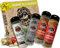 ICONIC CHEFS® Gourmet Salz Gewürze Geschenkset 100% aus MEXIKO - Salz Geschenk mit Rauchsalz, Steak Salz, Chipotle Chili & Habanero Gewürzsalz - Geschenkset Salz - Grillgewürze Geschenkset