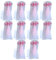 Rubans de chaise élastiques avec boucle brillante, nœuds de chaise, bande extensible de qualité supérieure pour décorations de fête, de mariage (pour rose)